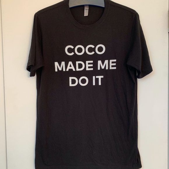 COCO MADE ME DO IT T-Shirt Designer Parody Chanel - Picture 2 of 6